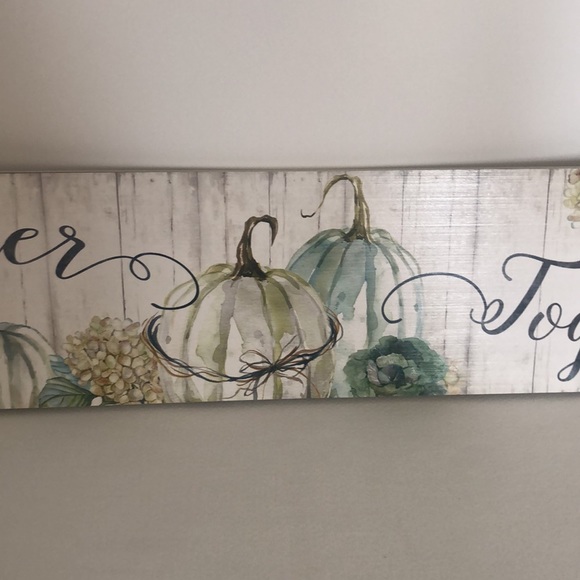 Fall "Gather Together" Sign - Picture 3 of 9